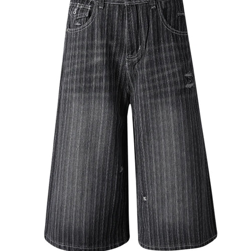 Load image into Gallery viewer, High Waist Black Denim Casual Wide Leg Calf-Length Jeans New Women Trousers Fashion Tide Spring Autumn 2025 CPG3269
