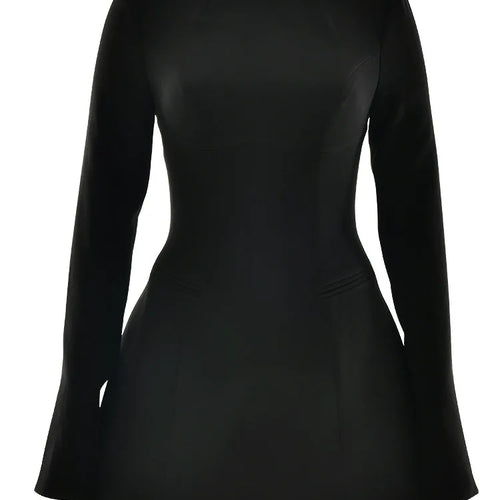 Load image into Gallery viewer, Elegant Long Sleeved Bodycon Women Dress Sexy Slim Backless Mini Vestido Autumn And Winter New 2025 Party Evening Dress
