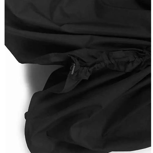 Load image into Gallery viewer, Women Black Irregular Drawstring Big Size Long Dress New Round Neck Sleeveless Fashion Tide Spring Summer 2025 1DH6574
