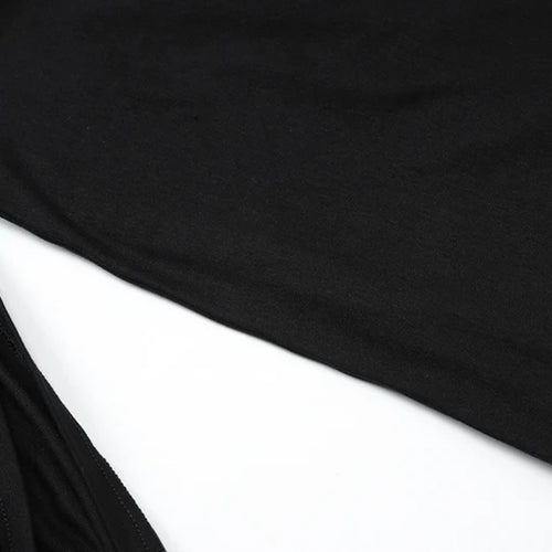 Load image into Gallery viewer, Hollow Out Oblique Shoulder Sexy Mini Dress For Women Robe Summer Black Sleeveless Backless Draped Skinny Club Dress
