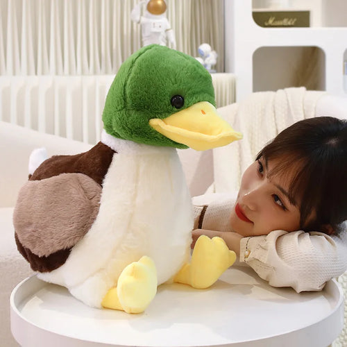 Load image into Gallery viewer, 32/44CM Cute Hairy Plush Duck Toys Kawaii Furry Duck Doll Stuffed Soft Animal Pillow Lovely Kids Girls Children Birthday Gift
