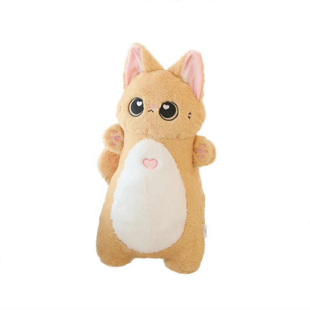 1pc 55CM Kawaii Siamese Cat Orange Cat Plush Toys Stuffed Soft Long Animal Pillow Blue Cat Piggy Plush Cushion Child Cute Gift