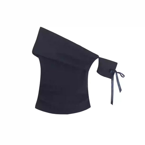 Load image into Gallery viewer, Women Vintage Skew Collar Cropped Tees Y2k Aesthetic Summer Bodycon Pleated T Shirts 2025 Harajuku Fairy Solid Bow Grunge Tops
