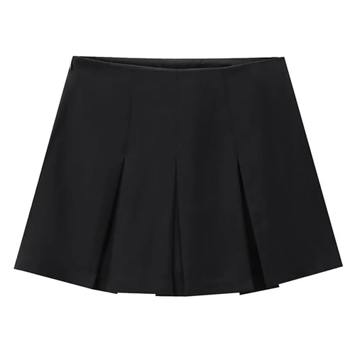 Load image into Gallery viewer, 2025 Spring Summer Women Casual Tierred Mini Skirts Fashion Vintage Solid High Wasit Ruffles Pleated Sexy Shorts Skirts
