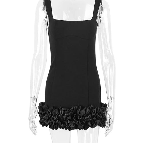 Load image into Gallery viewer, Black Elegant Sexy Mini Dress For Women Sundress New Spaghetti Strap Backless Bodycon Club Party Short Dress Vestido
