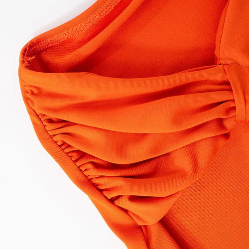 Load image into Gallery viewer, Irregular Ruched Sexy Maxi Dress For Women Gown Hollow Out One Shoulder Sleevelessdraped Bodycon Club Party Long Dress
