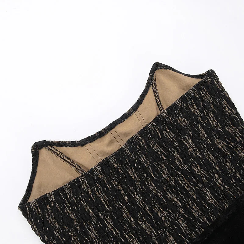 Elegant Lace Strapless Maxi Dress For Women Fashion Black Sleeveless Backless Bodycon Club Party Sexy Long Dress