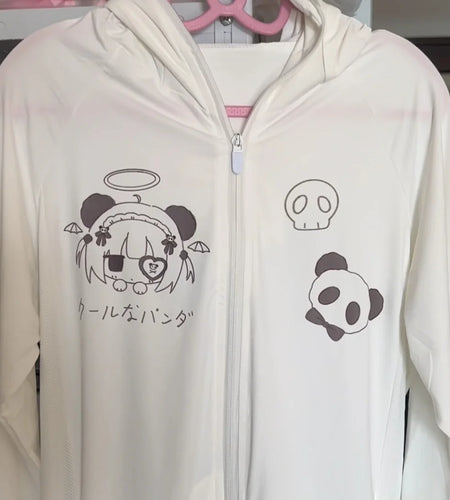 2024 Ropa Mujer Japanese Jackets Women Cartoon Print Hooded Zipper Coat Y2k Tops Female Casual Fashion Streetwear Cute Outwear