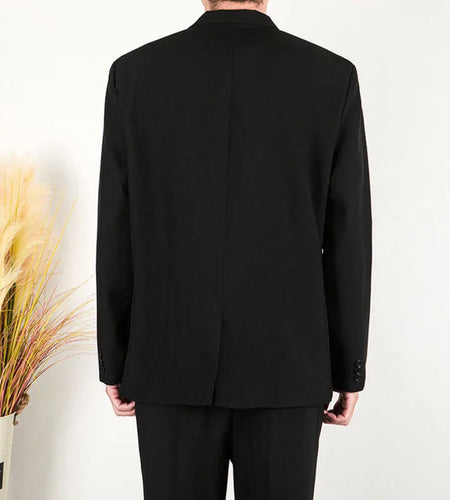 Male Suit Outerwear Highend Casual Men's Loose  Turn-down Collar Cool Trendy New Korean Fashionable Tide Suits 9W1214