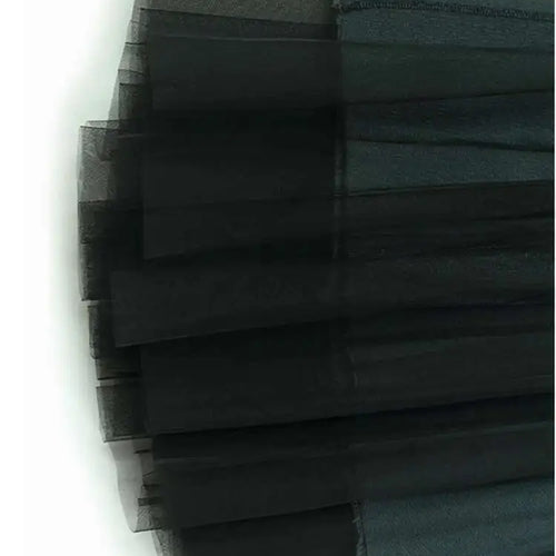 Load image into Gallery viewer, High Elastic Waist Black Mesh Denim Casual A-line Half-body Skirt Women Fashion Tide New Spring Autumn 2025 1DH6911
