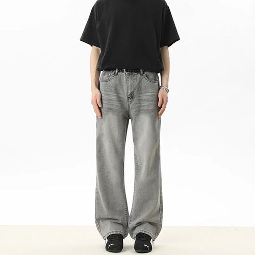 Load image into Gallery viewer, Men&#39;s Jeans Summer New High Street American Style Cat Beard Design Solid Color Simple Denim Pants Male Trousers 9W1810
