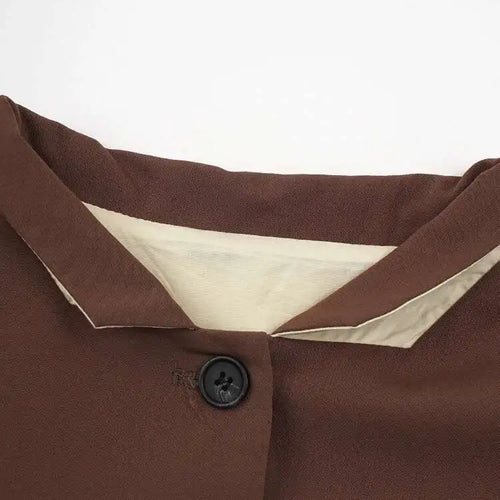 Load image into Gallery viewer, Women Yellow Color-block Big Size Elegant Blouse New Lapel Long Sleeve Shirt Fashion Tide Spring Autumn 2025 CPG1947
