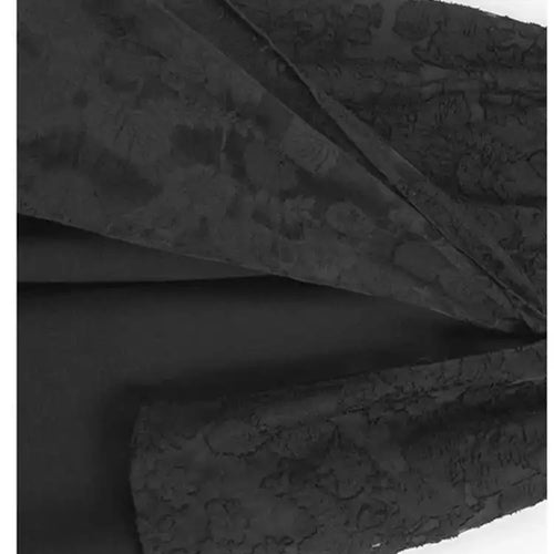 Load image into Gallery viewer, High Elastic Waist Black Lace False Two Spliced Wide Leg Pants New Trousers Women Fashion Tide Spring Autumn 2025 1DH9799
