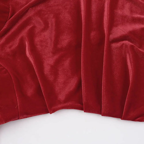 Load image into Gallery viewer, Velvet Long Sleeve Sexy Mini Dress For Women Autumn Winter New Square Collar Bodycon Ruched Club Party Dress Elegant
