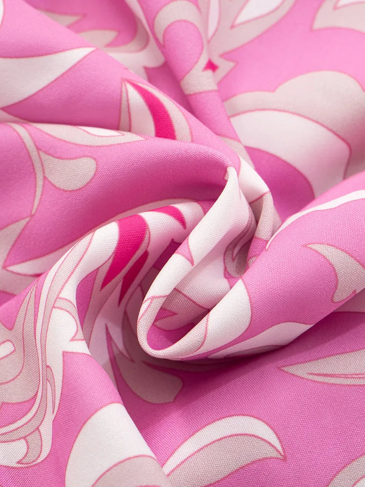 Print Halter Ruffled Sexy Maxi Dress Women Fashion V Neck Sleeveless High Waist Backless Beach Club Party Long Dress