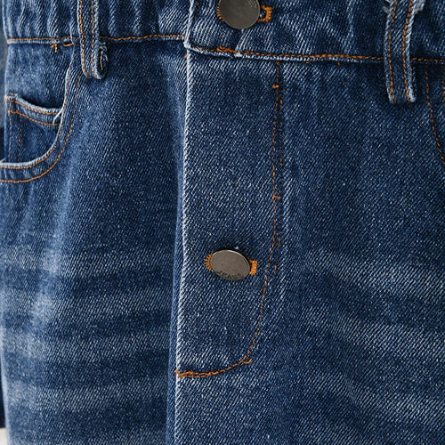 Load image into Gallery viewer, Women Blue Denim Color-block Big Size Trench New Lapel Long Sleeve Windbreaker Fashion Tide Spring Autumn 2025 1DH2825
