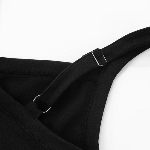 Load image into Gallery viewer, Hollow Out Backless Sexy Maxi Dress Women Gown Spaghetti Strap Sleeveless Irregular Slim Club Long Dress 2025 Summer
