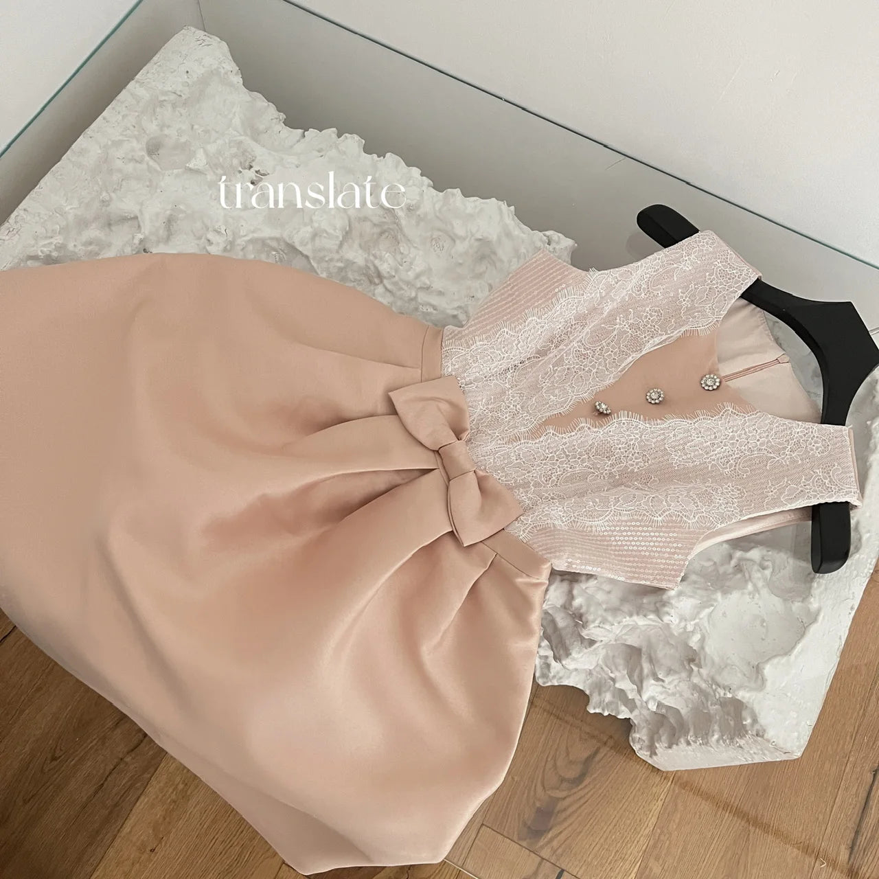 Summer French Sweet Brown Patchwork Lace Elegant Slim Bow Party Dress Women High Waist Sleeveless Princess Vest Short Dress Chic