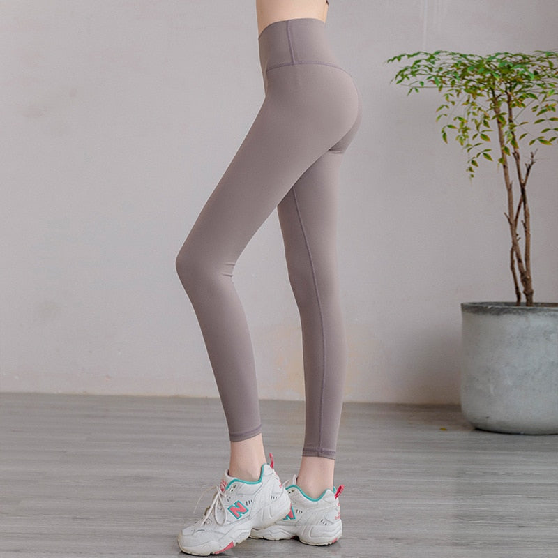 Womens Fashion High Waist Yoga Hip Lift Pants Leggings Scrunch Sport Gym  Pants