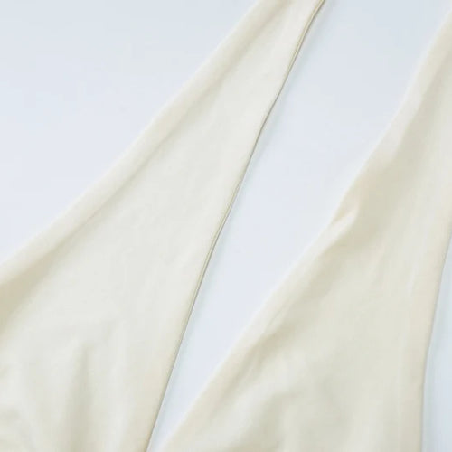 Load image into Gallery viewer, Sexy Sleeveless Skirt Two Pieces Sets For Women V-neck Hollow Out Crop Tops And Long Skirt Patchwork Two Pieces Sets
