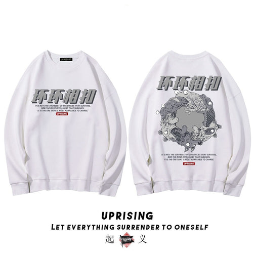 Load image into Gallery viewer, Hoodies, Sweatshirts Hip-hop street unique long-sleeved with interesting personality, rare, European, American and Japanese
