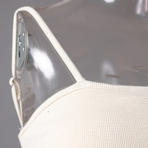 Load image into Gallery viewer, Beige Irregular Tank Top Brief Wide Leg Pants Two Piece Suit New Sleeveless Women Fashion Tide Spring Summer 2025 CPG3157
