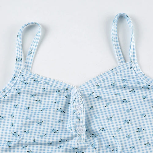 Load image into Gallery viewer, Cutecore Floral Printed Slimming Summer Two Pieces Sets Women's Mini With Buttons Camis +Shorts Casual Homewear Suits
