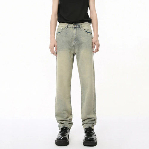 Load image into Gallery viewer, Spring New Male Jeans Men's Pencil Pants Slim Denim Straight Casual Bottom Solid Color Simple Trousers Fashion Tide 9C7611
