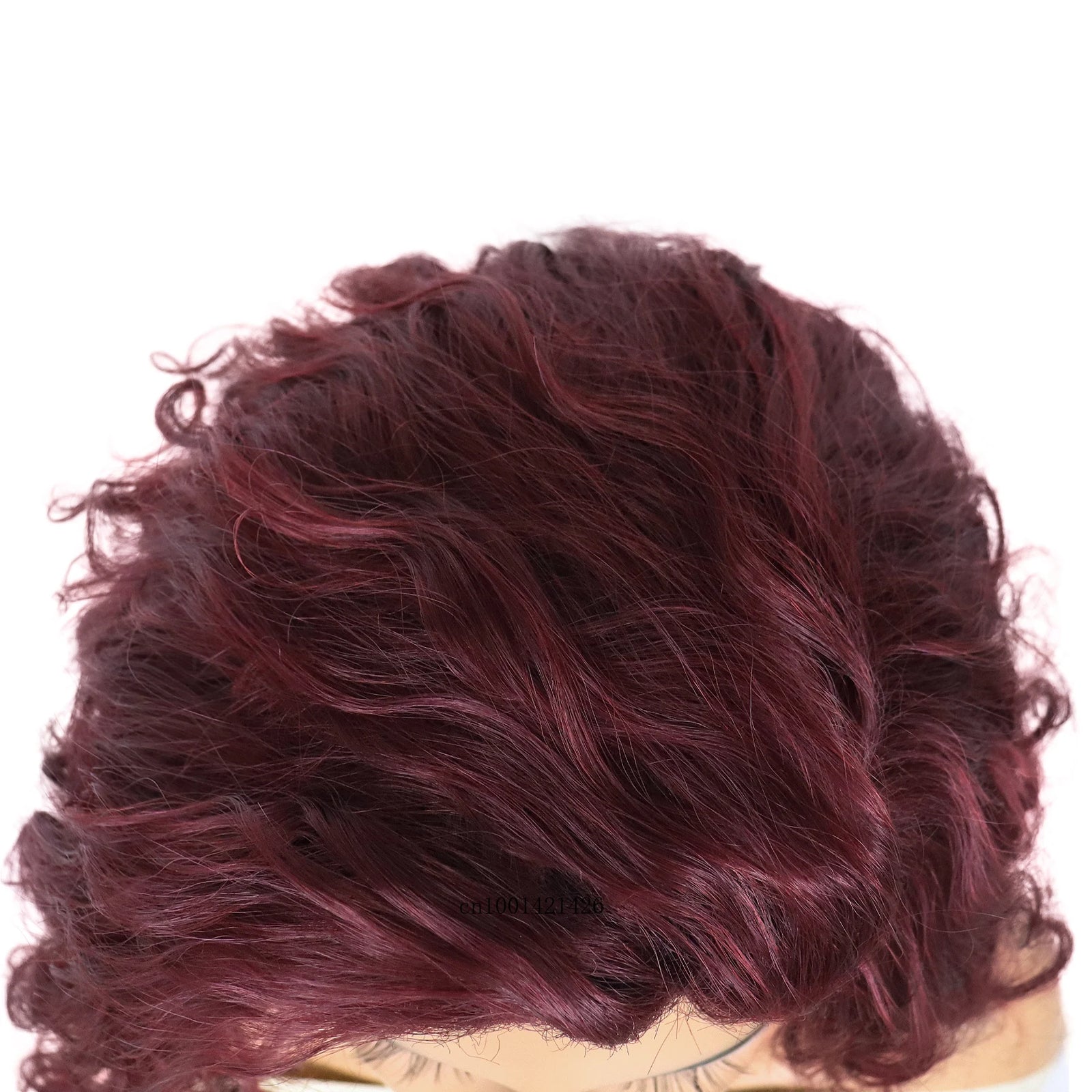 Long Red Wig Women Synthetic Hair Costume Wig Halloween Party Big Vomume Fluffy Hair Brown Auburn Wigs Bangs Lolita Cosplay Wigs