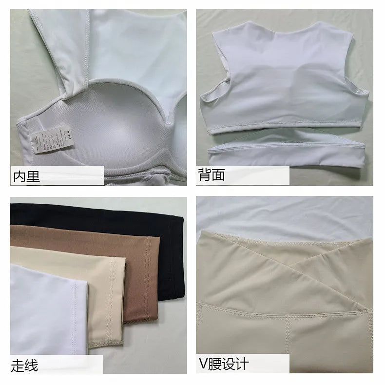 Pocket Women Underwear Sports Bras Fitness Yoga Running Jogging Gym Wear Stretch Padded Sling Sport Top Athletic Vest Yoga Bra