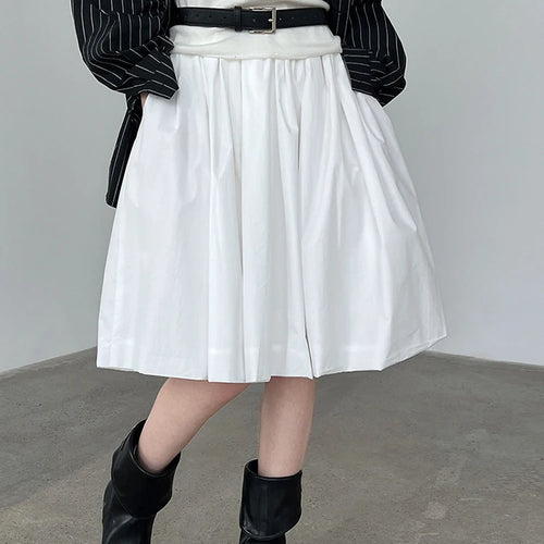 Load image into Gallery viewer, High Elastic Waist Blue Brief Elegant Bud Knee-Length Half-body Skirt Women Fashion Tide New Spring Autumn 2025 1DJ1113
