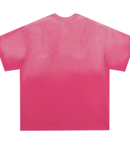 Vintage T-Shirts Y2K Grunge Embroidered Butterfly Patch Tie Dye Washed Tshirt Streetwear Hip Hop Harajuku Punk Gothic Baggy Tops