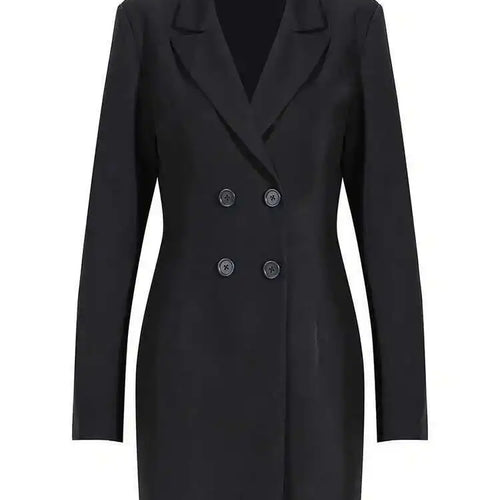 Load image into Gallery viewer, Half-body Skirt Pleated Mesh Two Pieces Suit New Lapel Long Sleeve Black Loose Women Fashion Spring Autumn 2025 1DE6625
