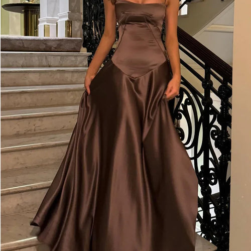 Load image into Gallery viewer, Sexy Camisole Slim Backless Long Dress For Women Elegant Sleeveless Party Club Evening Dress Summer New 2025 Vestidos
