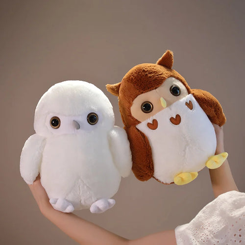 Load image into Gallery viewer, 30/40cm Stuffed Couple Owl Doll Simulation Animal Toy Cute Bird Doll Brown Owl White Owl Cartoon Plush Toy Children Girls Gift
