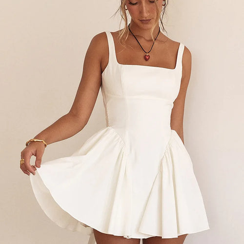 Load image into Gallery viewer, Elegant Sleeveless Bodycon Dress Women Summer New French Dress Sexy Backless Bow Party Club Evening Dress Short Skirt
