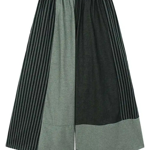 Load image into Gallery viewer, High Waist Blue Striped Denim Long Casual Wide Leg Jeans New Women Trousers Fashion Tide Spring Autumn 2025 1DJ0273
