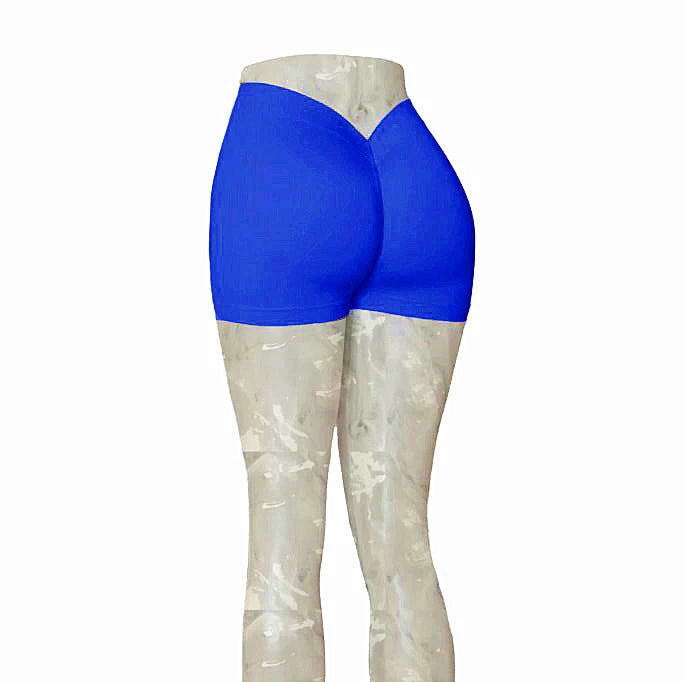 24Colors Nylon Back V Butt Yoga Pants Women High Waist Fitness Workout Gym Running Scrunch Leggings Shorts Active Wear