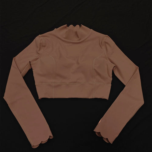 Load image into Gallery viewer, 2025 Pad Lace Tight Tank Top Women Hollow Out Backless Nude Long Sleeve Yoga Shirt Outdoor Sports Fitness Running T-shirts
