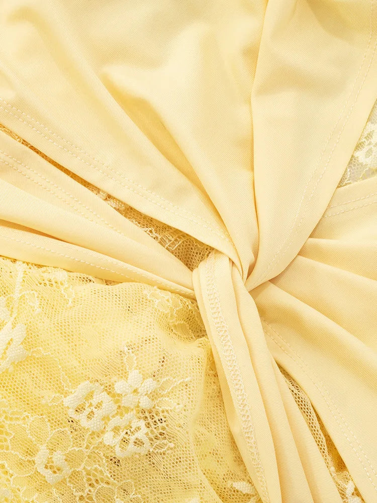 Off-shoulder Backless Sexy Maxi Dress Women Gown Fashion Patchwork See Through Lace Sleeveless Beach Long Dress 2025