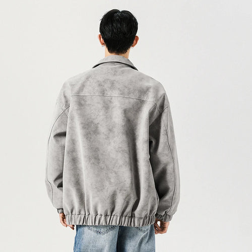 Load image into Gallery viewer, Men&#39;s Jacket New American Design PU Leather Turn-down Collar Mulit Zippers Trendy Male Clothing Spring 2025 9W1392
