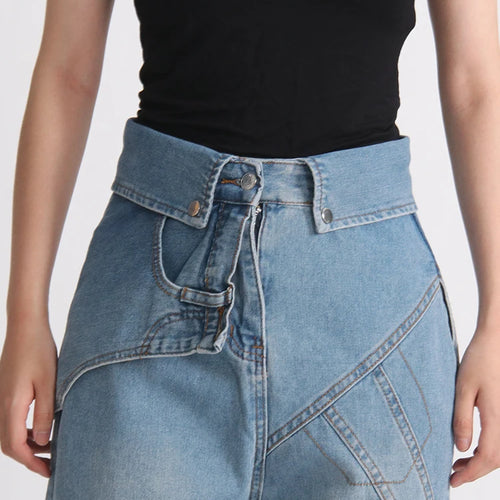 Load image into Gallery viewer, Solid Casual Jeans For Women High Waist Full Length Streetwear Loose Chic Wide Leg Jean Female Fashion Clothing
