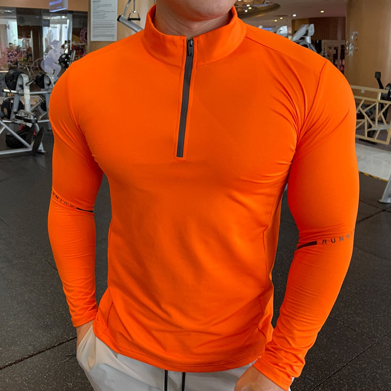 Gym Elasticity Sweatshirt Fitness Trainer Compression Sport T-shirt for Running Exercise Bodybuilding LongSleeves Tops Plus Size