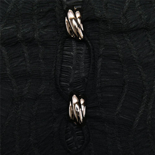 Load image into Gallery viewer, Hollow Out Sleeveless Sexy Mini Dress Women Robe Fashion Summer New Metal Ring Skinny Tank Dress Female Club Dresses
