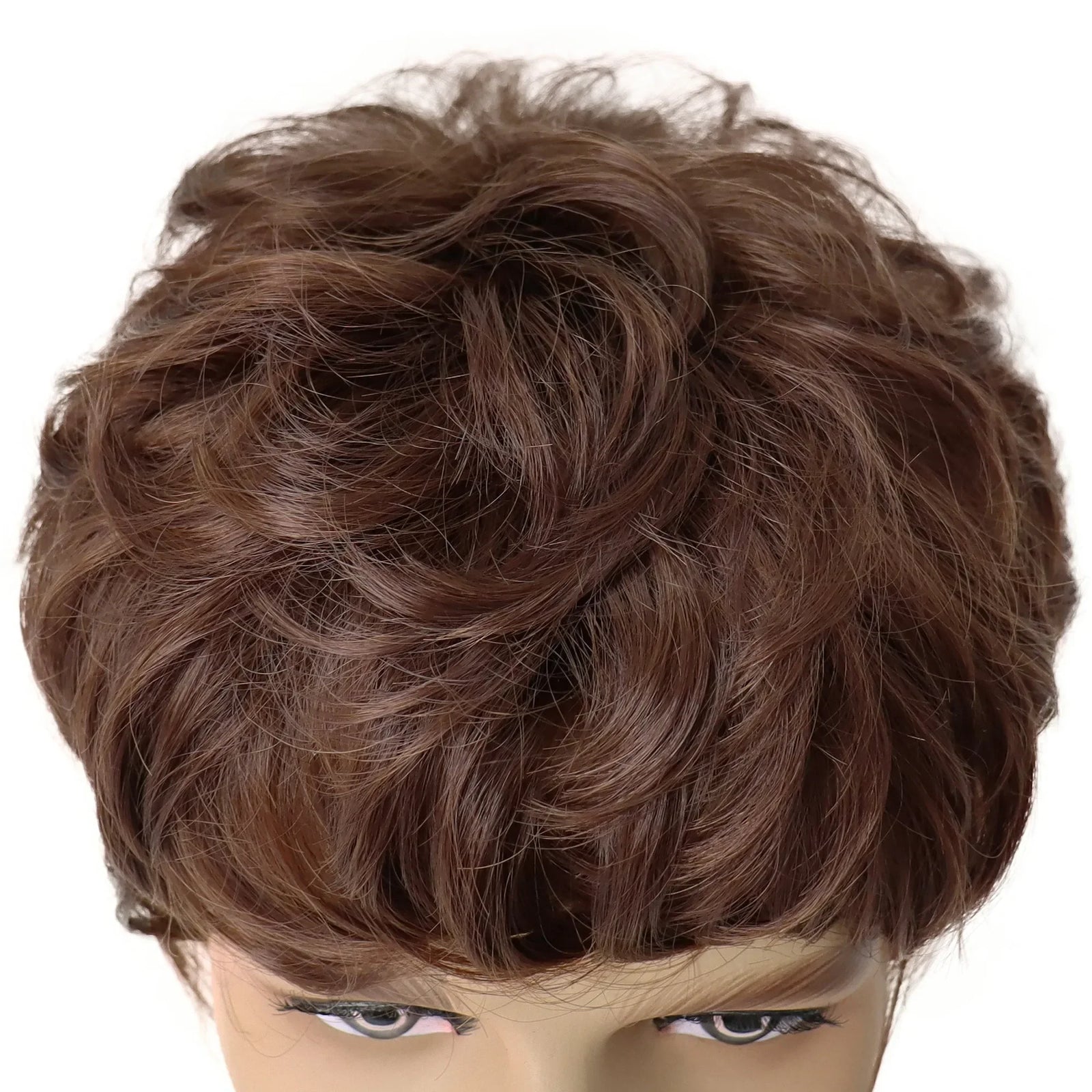 Synthetic Wigs for Men Short Brown Wig Curly Hair for Man Guy Natural Wig Curly Korean Hairstyles Brunette Boy Wigs