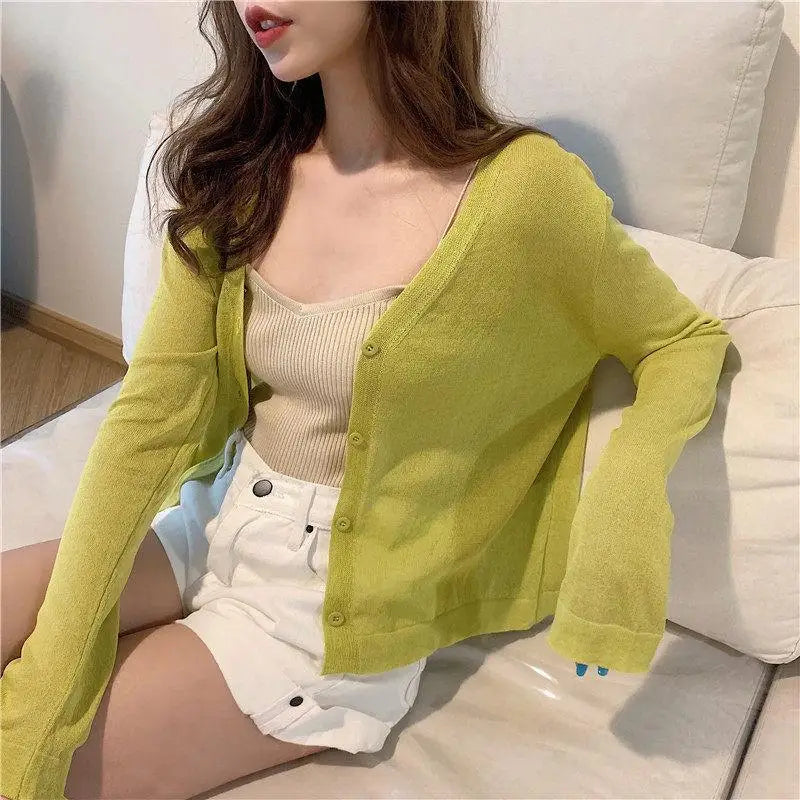Sunscreen Clothes Womens Summer Coat Shirt Beach Sun Protection Clothing Outside Shawl Sun Protection Cardigan Cover Knit Jacket