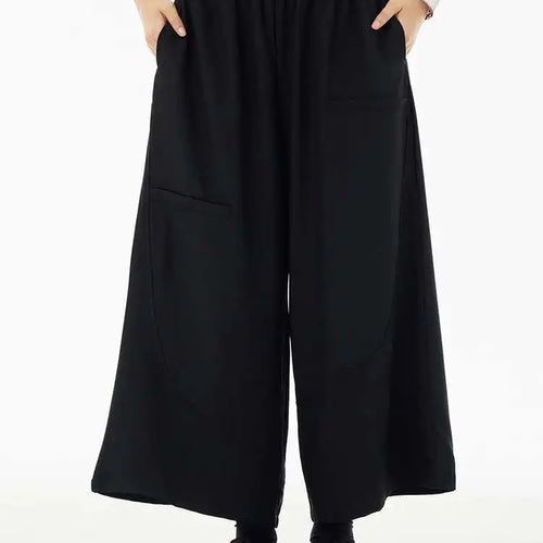 Load image into Gallery viewer, High Elastic Waist Brown Brief Spliced Long Wide Leg Pants New Trousers Women Fashion Tide Spring Autumn 2025  1DH5698
