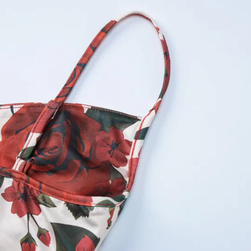 Load image into Gallery viewer, Floral Print Sexy Skirt Two Piece Sets Women Fashion Sleeveless Crop Tops And Long Skirt Femme Printed Two Piece Sets
