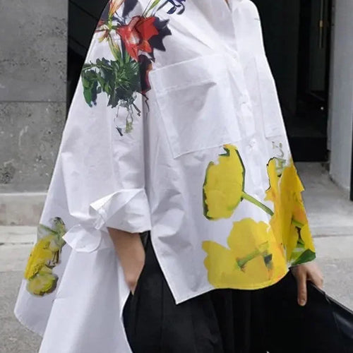 Load image into Gallery viewer, Women‘s Long Sleeves Blouse Shirts with Pockets Summer Spring New Fashion Urban Casual Blouse Tops for Woman
