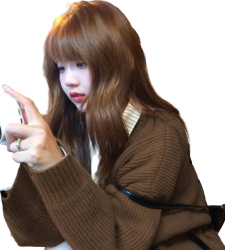 Autumn Sweet Y2k Aesthetic Casual Knitted Cardigans 2025 Grunge Gentle Solid All Match Tops Harajuku Loose V Neck Sweater Women